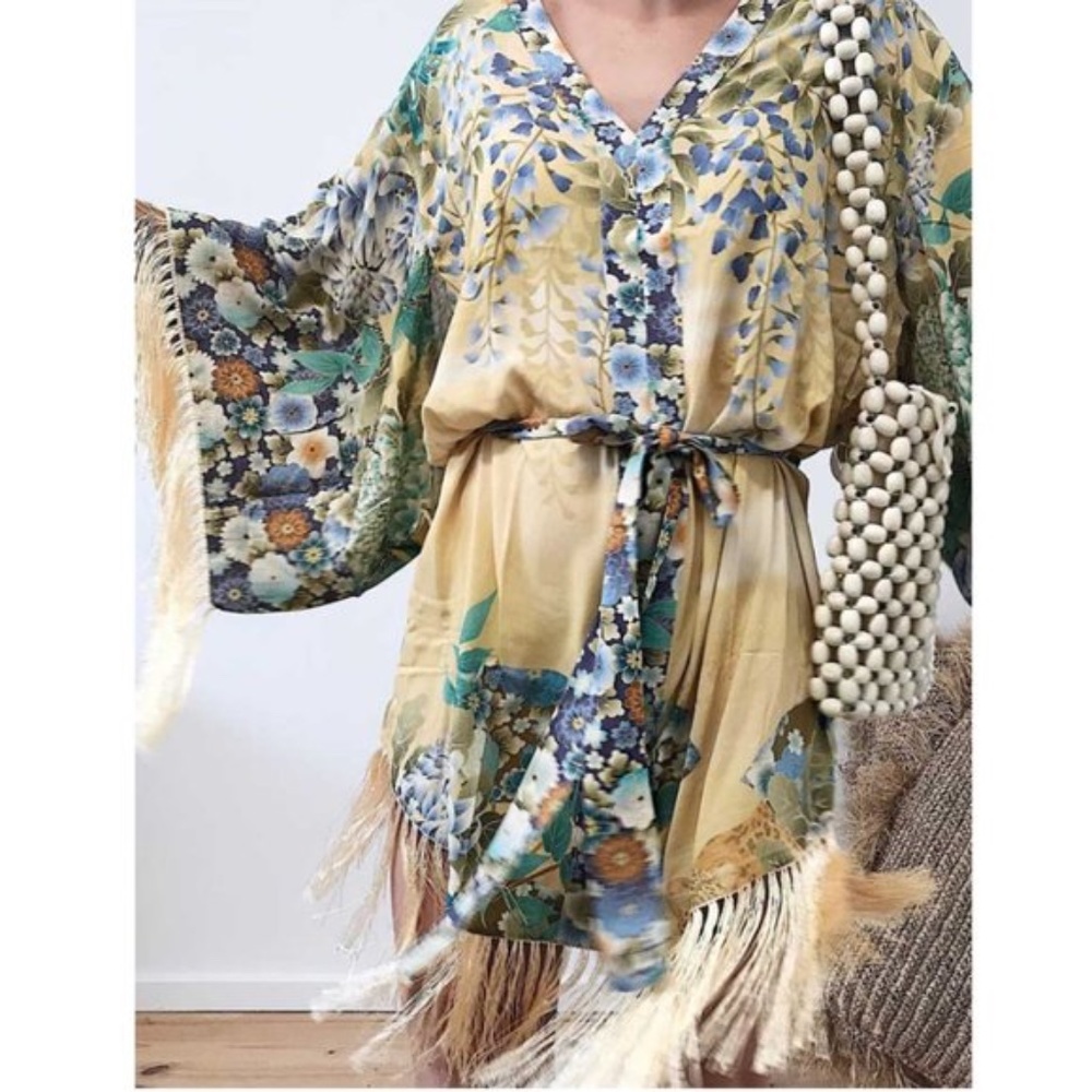 BOHO chic Tassel love Floral Mini Dress - Picture 2 of 6